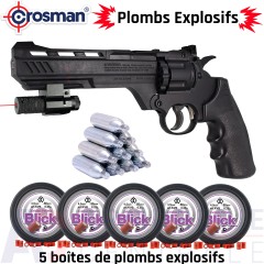 Crosman VIGILANTE Laser plombs explosifs 4.5 mm (3.9 joules)