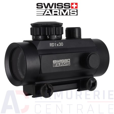 Viseur Red Dot Swiss-Arms 1X30 rail 11 mm