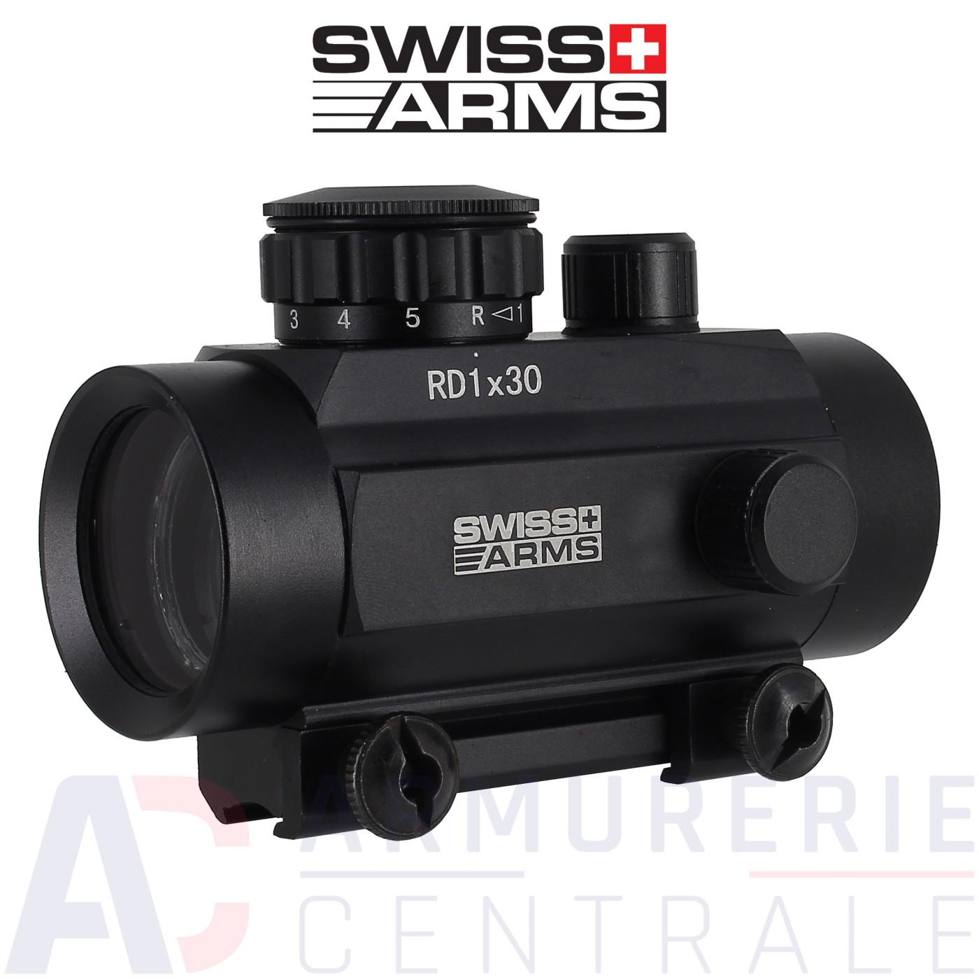 Viseur Red Dot Swiss-Arms 1X30 rail 11 mm Viseur Red Dot Swiss-Arms 1X30 rail 11 mm