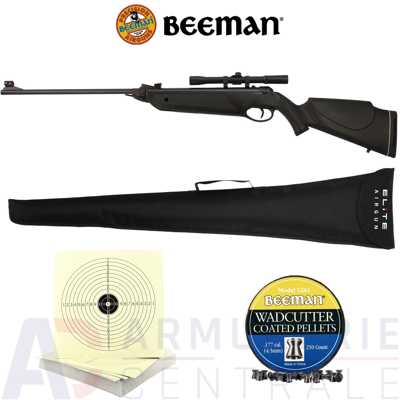 Pack Carabine Beeman Bay Cat 4X20 4.5mm (16 joules)