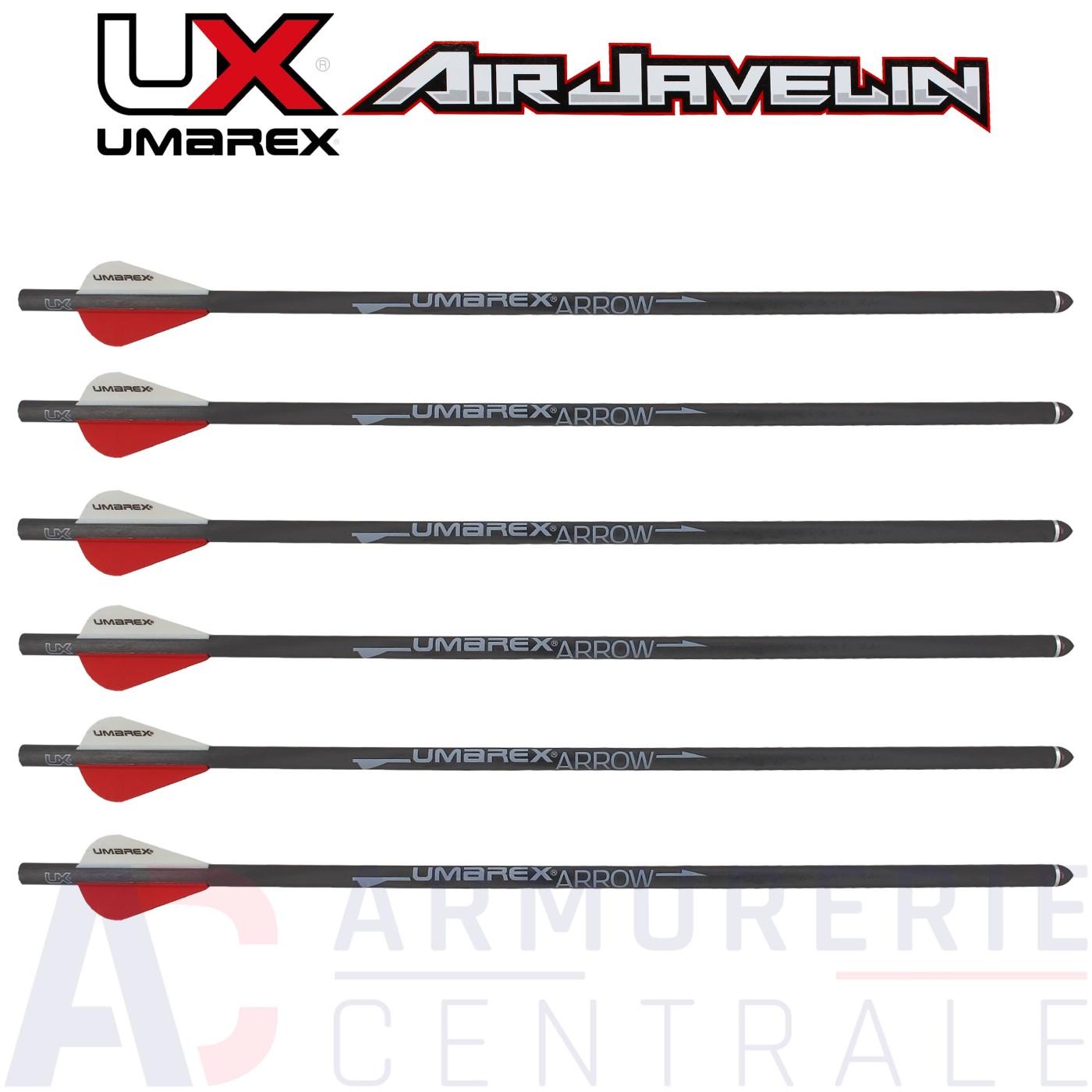 Umarex Lot de 6 fl&egrave;ches 37.8 cm pour Air Javelin