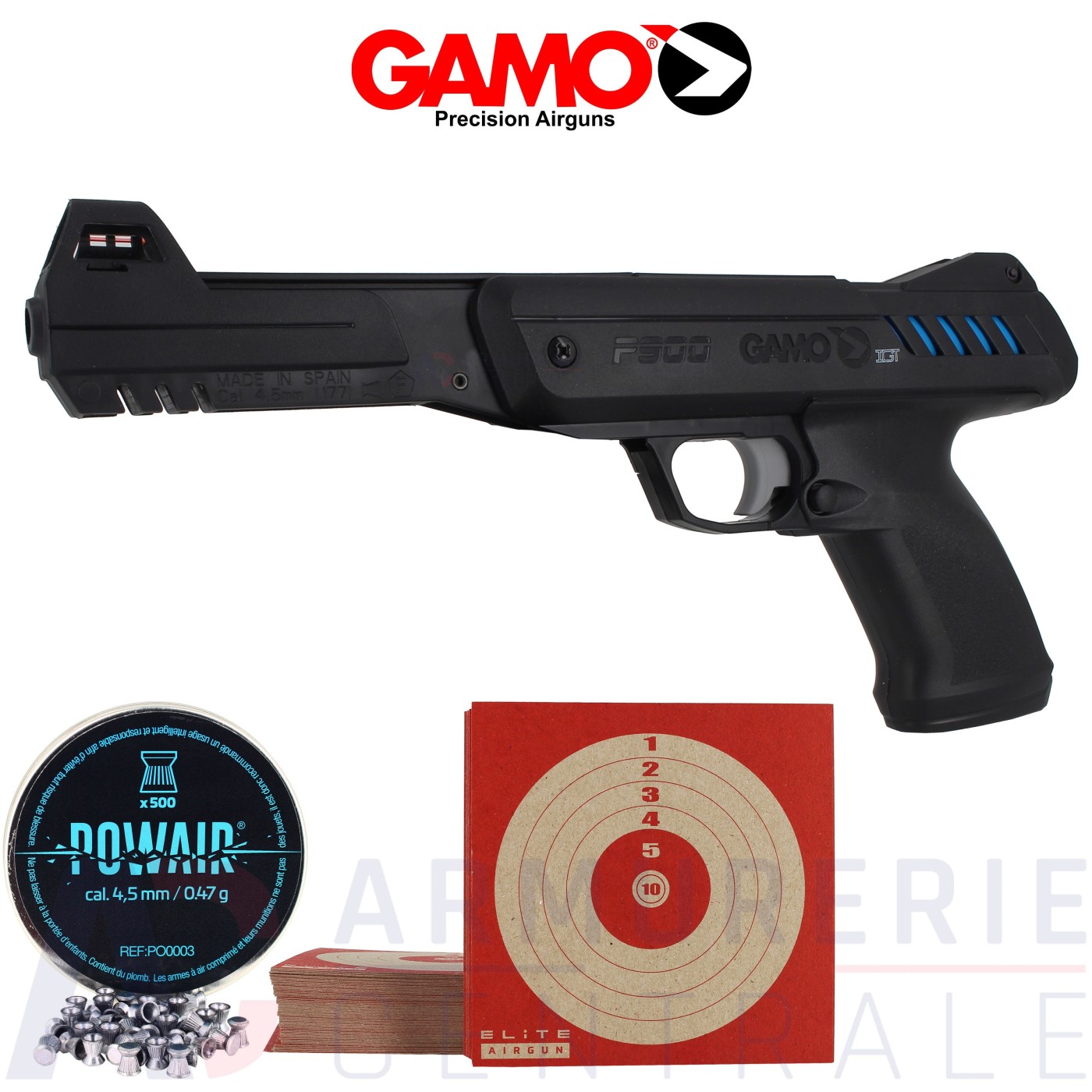 Pistolet GAMO P900 IGT nitro piston - 4,5mm (2,55 Joules)
