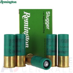 5 cartouches Remington Slugger Rifled Slug Shotshells 12/70 