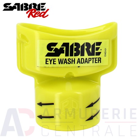 Adaptateur de décontamination oculaire Sabre Red
