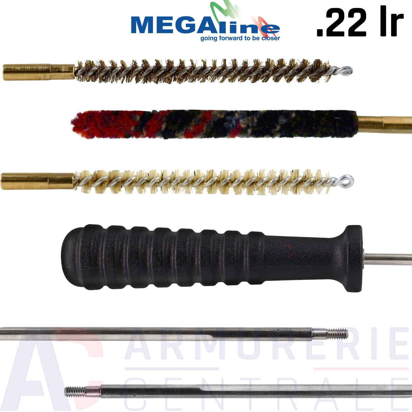 Kit de nettoyage Megaline carabine .22lr Kit de nettoyage Megaline carabine .22lr
